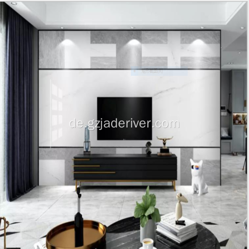 Fernsehwand-Fliesen-Hintergrund-Wand Jazz White Marble